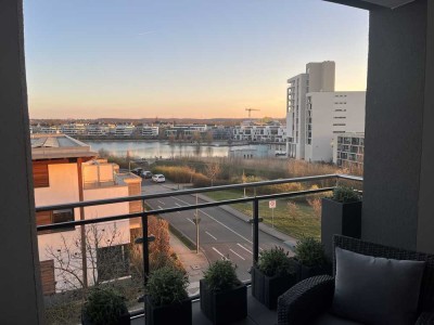 Moderne 3-Zimmer-Wohnung mit Loggia und Seeblick am Dortmunder Phoenixsee – mit Penthouse-Feeling