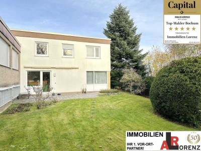 LORENZ-Angebot in Querenburg: WOHNEN+KAPITALANLAGE. 1-Fam.-SPLIT-LEVEL-Haus (freiw.) + verm. Gewerbe