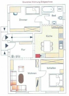 3-Zimmer-Hochparterre-Wohnung in Walzbachtal-Jöhlingen ab 01.11.25 oder nach Absprache zu vermieten