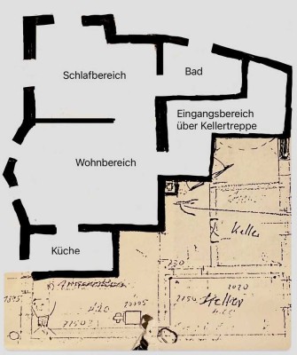 Für Studierende: Möblierte 1,5-Zimmer-Souterrain-Wohnung in Ulm - Mindestmietdauer ein Jahr
