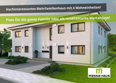 �� Neubau Mehrparteienhaus mit 4 WE - Platz für die ganze Familie oder Anlageobjekt!
