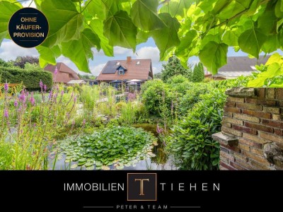 Modern aufgeladen: Einfamilienhaus mit 2 PV-Anlagen, neuer Wärmepumpe und Freiluftwohnzimmer