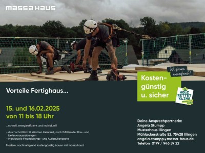 Bauen Sie Ihr Traumhaus - jetzt Küche geschenkt - Beratungswochenende am 15 & 16.2.25