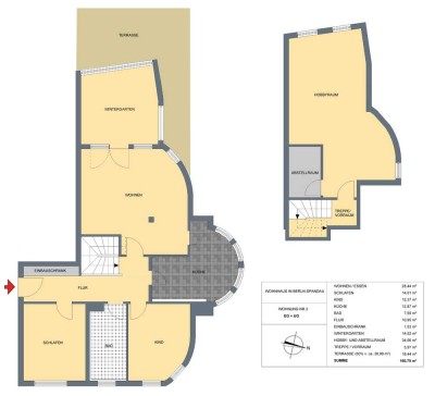 Bezugsfrei: Traumhafte 4-Zimmer-Wohnung am Wasser mit 179qm Nutzfläche