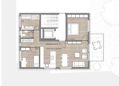 3,5 Zimmer-Wohnung im OG, Cityflair mit Westsonne