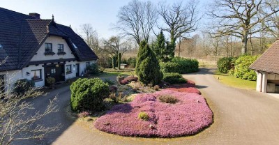 Helle 75qm 2-Zimmer Landhaus-Wohnung mit Terasse und Garten