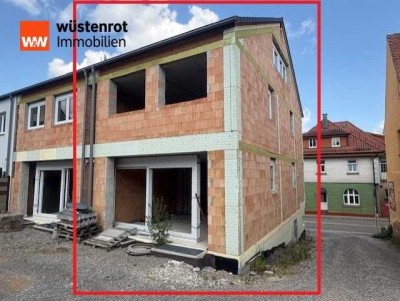 Reihenendhaus Rohbau zum Selbstfertigstellen in Pforzheim-Büchenbronn!