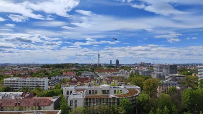 Stilvolle, renovierte 1-Zimmerwohnung, komplett Möbliert in München Einbauküche in München Schwabing
