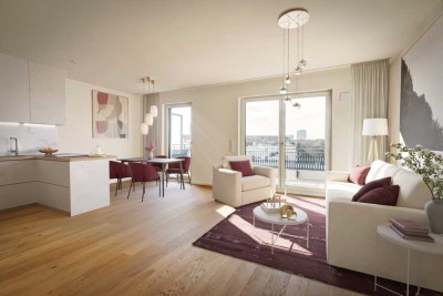 Atemberaubende Dachgeschossresidenz mit beeindruckender Südwest-Terrasse und Blick über Neuhausen