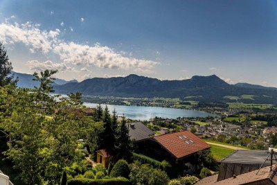 Wohnen in der exklusiven Skylounge mit grandiosem Ausblick auf den Mondsee