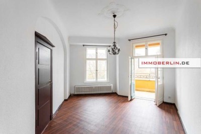 IMMOBERLIN.DE - Toplage: Großzügige Altbauwohnung mit ruhigem Südwestbalkon zwischen Schlossgarten &