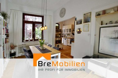 Moderne 3,5 Zimmerwohnung im EG/Souterrain in der Bremer Neustadt im 2 Parteien-Haus