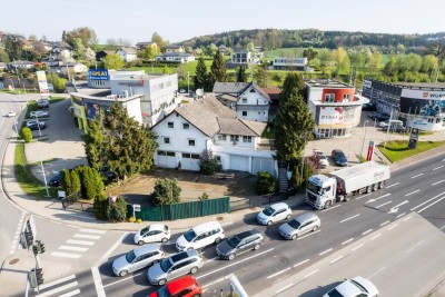 SENSATION! Gewerbliche Liegenschaft 1A Lage Leinerkreuzung B1/Vöcklabruck