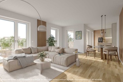 Tolle 3-Zimmer-Wohnung im Erdgeschoss mit Blick auf die Aa!