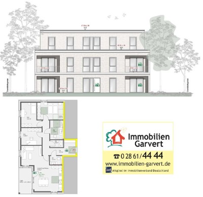 Top-Lage in Raesfeld - Neubau Eigentumswohnung im Obergeschoss mit Aufzug und Loggia_A2391