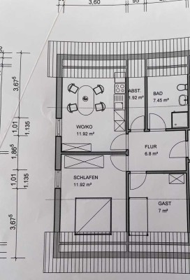 Erstbezug nach Sanierung mit EBK: Schöne 2,5 -Zimmer-Dachgeschosswohnung in Lasel