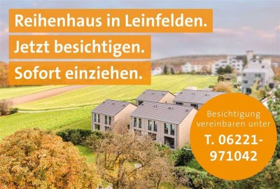 Noch 1 bezugsfertiges Haus mit Garten in Leinfelden-Echterdingen – in nur 25 Minuten in Stuttgart.