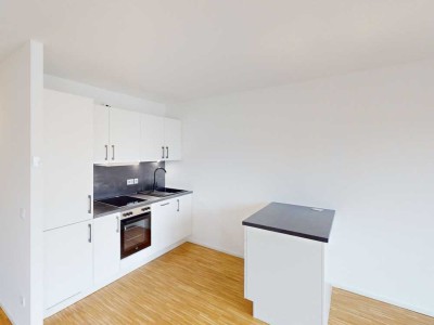 Moderne 3-Zimmer-Wohnung mit EBK und großer Dachterrasse