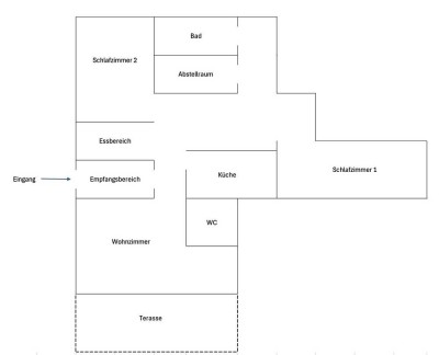 Vollständig renovierte 3-Zimmer-Wohnung mit Terrasse und PKW-Stellplatz in HN-Kirchhausen