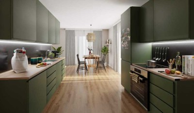 Moderne Ferienwohnung mit Balkon – Kapitalanlage im Effizienzhaus 55