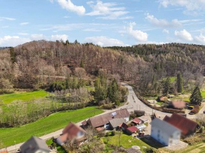 Allgäu: Doppelhaus mit zusätzlichem Bauplatz