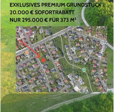 Aktion bis 05.08.25: Hier bauen wir Ihr Haus - Baugrund ca. 373 m² - provisionsfrei - nur 295.000 EU