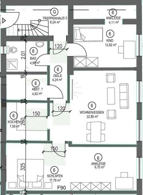Barrierefreie, teilmöblierte 3-Zimmer- Erdgeschosswohnung in Dülmen!