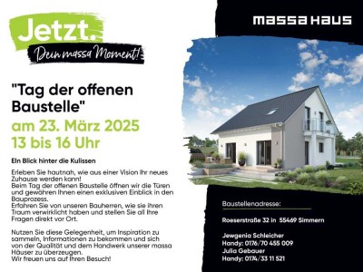 So 23.03.25 Tag der offenen Tür auf einer Massa Haus Baustelle in Simmern!