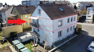 Sanierte 1. OG Wohnung im 3FH mit Balkon, Garten und Stellplatz!