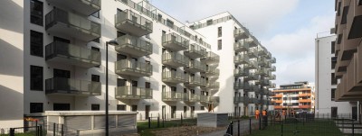 2-Zimmer-Neubauwohnung inkl. Komplettküche, Balkon und Kellerabteil / K3-51