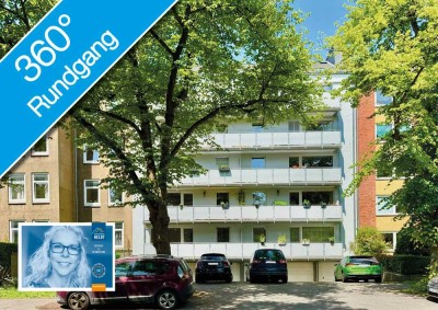 3 Zi.-Whg. oberhalb d. Moorteichwiese // 2 Balkone // Parkett // TiefG // Aufzug // energet. saniert