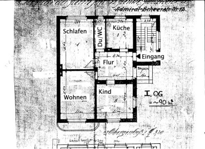 Großzügige und gepflegte 3-Zimmer-Wohnung in Gelsenkirchen Rotthausen mit kl. Terrasse