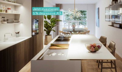 Bezugsfertig 2025: Garten-Maisonette in Holz-Hybrid-Ensemble