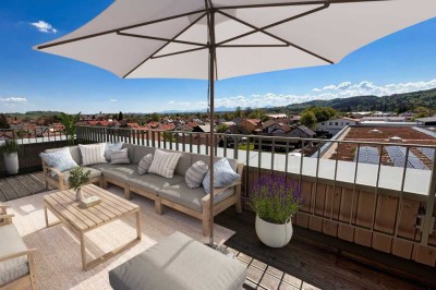 Exklusives Penthouse mit atemberaubenden Alpenblick