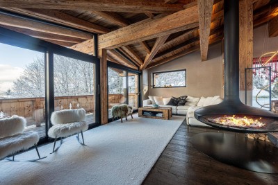 Luxuriöses Chalet mit Kaiserblick in ruhiger Lage an der Skipiste