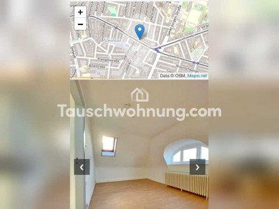 Tauschwohnung: helle 1-Zimmer Dachgeschosswohnung gegen 2-3 Zimmerwohnung