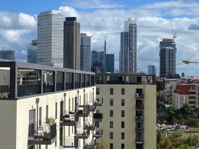 Penthouse-Maisonette, im "LE Quartier Parigot" mit tollem Skylineblick u. EBK