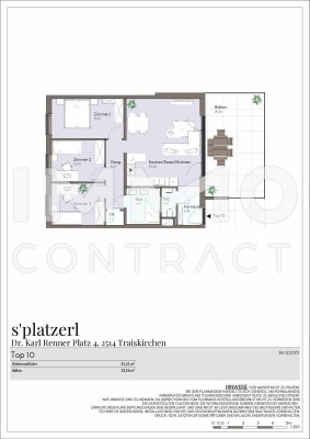 Erstbezug: 4-Zimmer-Wohnung mit Terrasse Mitte im Zentrum und doch ruhig