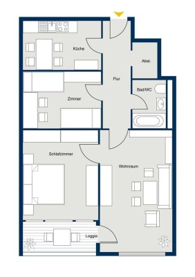 +++Mach es Dir schön+++
3 Zimmer Wohnung in der Dülferstrasse 14