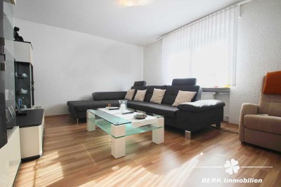 BERK Immobilien - Vermietete 3-Zimmer-Wohnung mit Stellplatz und Gartenanteil in Stockstadt