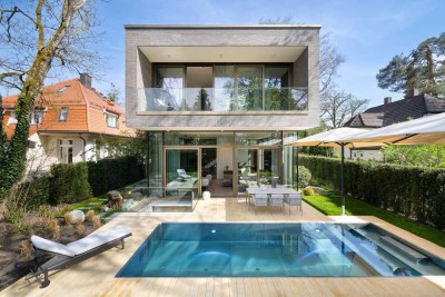 Neubau fertiggestellt  /  Gräfelfing Design-Einfamilienhaus
