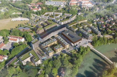 Exklusive 3-Zimmer-Neubauwohnung mit zwei Balkonen und  Blick auf die Altstadt von Landsberg