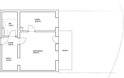 Modernisierte 2-Zimmer-Erdgeschosswohnung für Gartenliebhaber