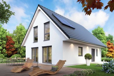 Energieausweis A+ KFW 40 QNG, Haus vollverklinkert, 5 Zimmer inkl. Grundstück