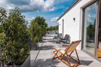 Exklusive Penthouse-Wohnung mit herrlichem Blick auf die Bergstraße