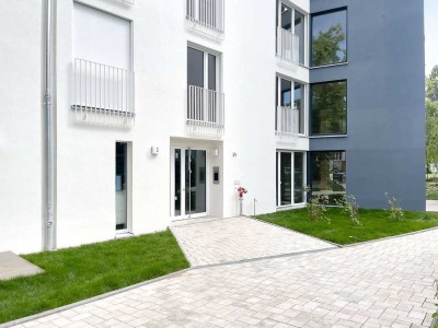 3-Zimmer-Wohnung im Neubau mit Garten * Nähe Orankesee