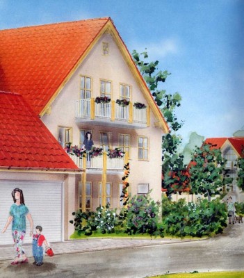 Attraktive 3,5-Zimmer-Erdgeschosswohnung mit Balkon in Leegebruch