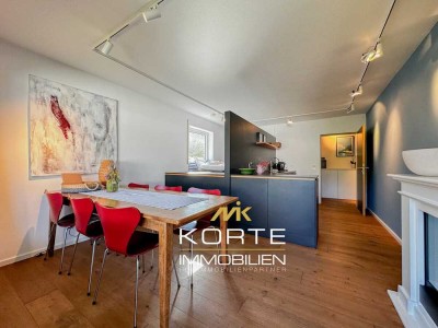 Exklusives Wohnerlebnis in Steibis im Allgäu – Architektenwohnung 
 mit Sauna und Hochgrat-Blick