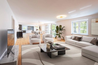 3/4-Zimmer Wohnung "Eichenloft" mit Garten und 2 Balkonen