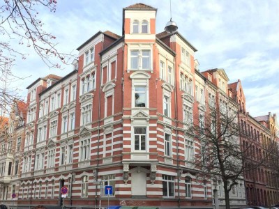 Sonnendurchflutete, sanierte 4-Zimmer Wohnung in der Oststadt / List - Provisionsfrei!